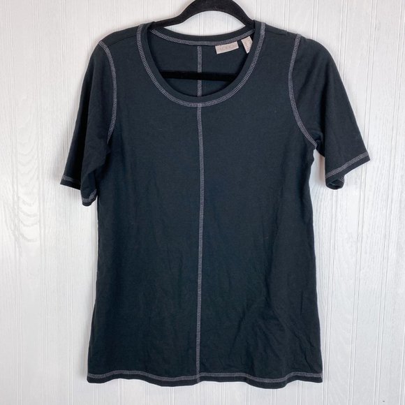 LOGO‎ black t-shirt XS short sleeve - Picture 1 of 4